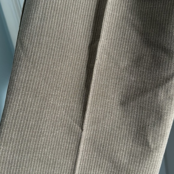 New York & Company Stretch Taupe/Tan/Beige Dress Pants with Stripes - Picture 2 of 13